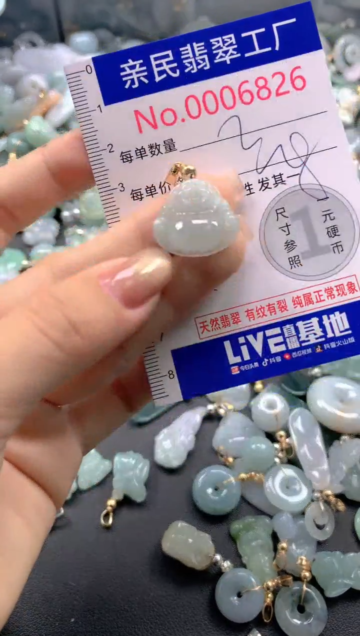 颈饰未镶嵌翡翠6826