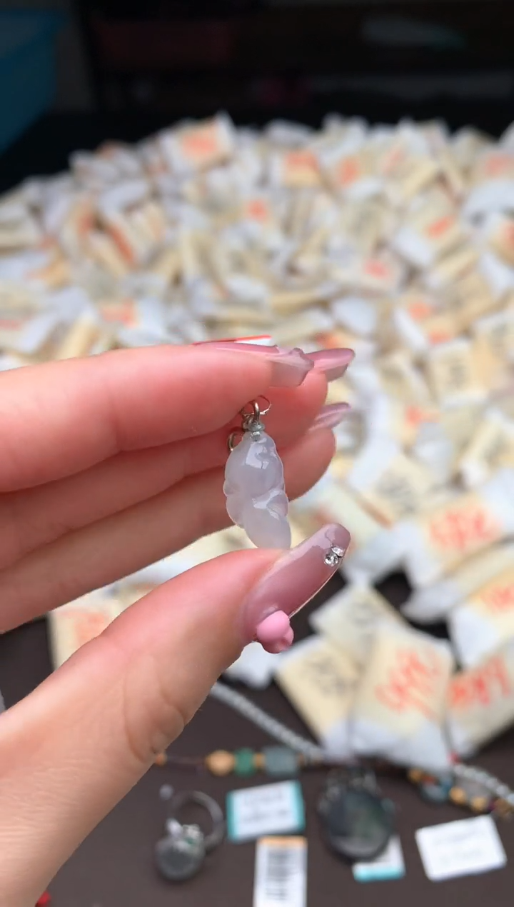 【闪购商品】翡翠挂件银S925镶嵌 — 