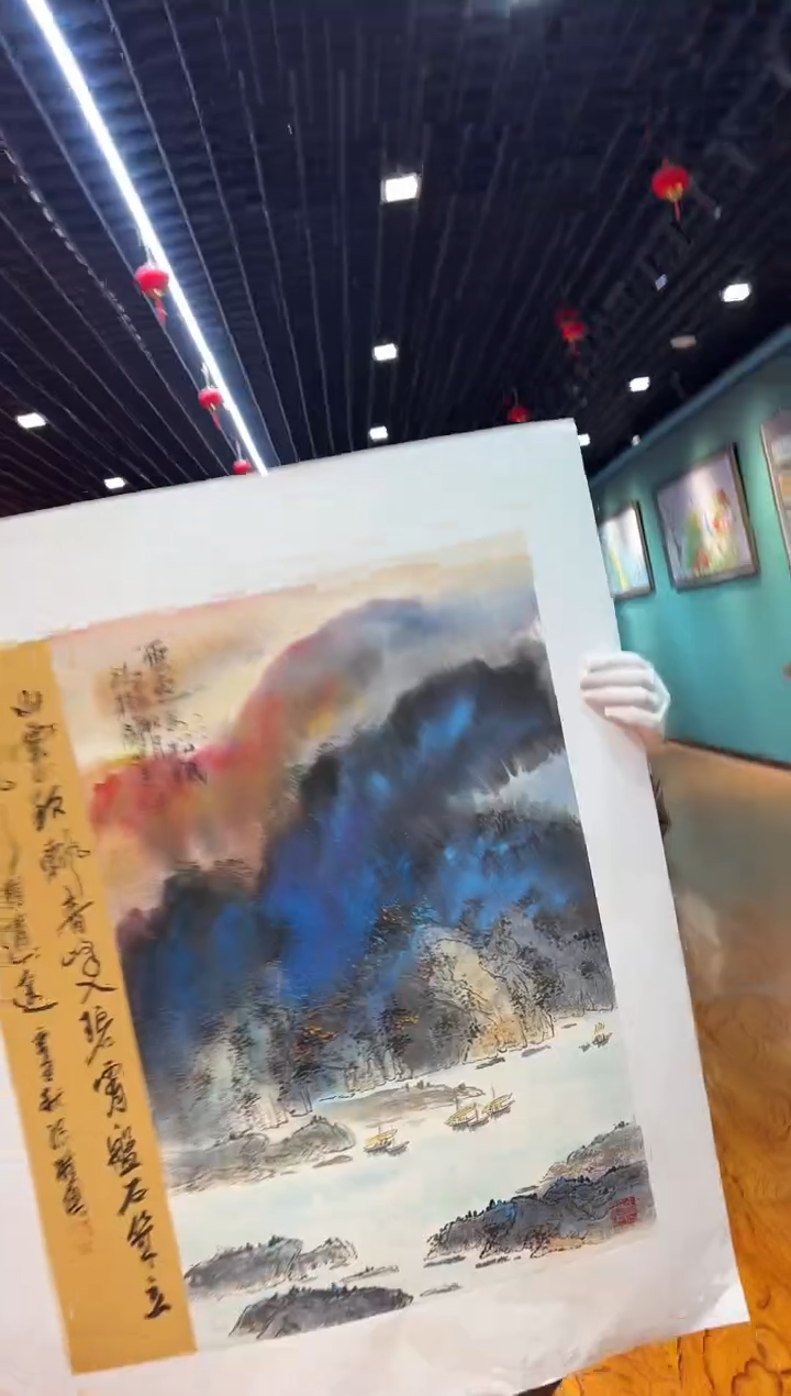 【闪购商品】国画孙桂国老师字画，带亲笔合影证书23-17