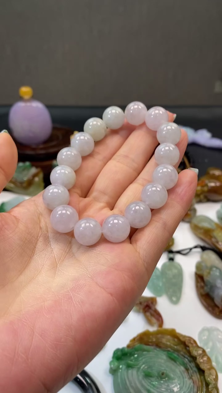 未镶嵌翡翠手串翡翠珠串