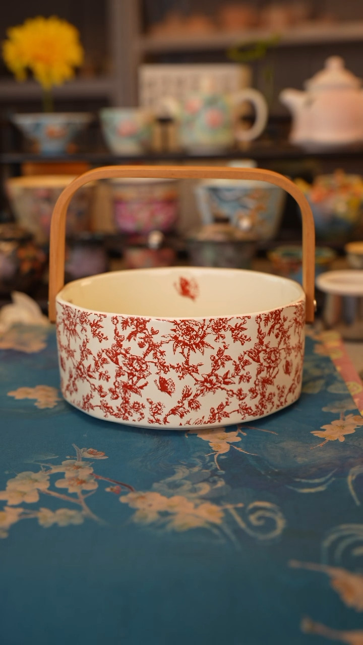 【闪购商品】罗马红森林  提手果篮