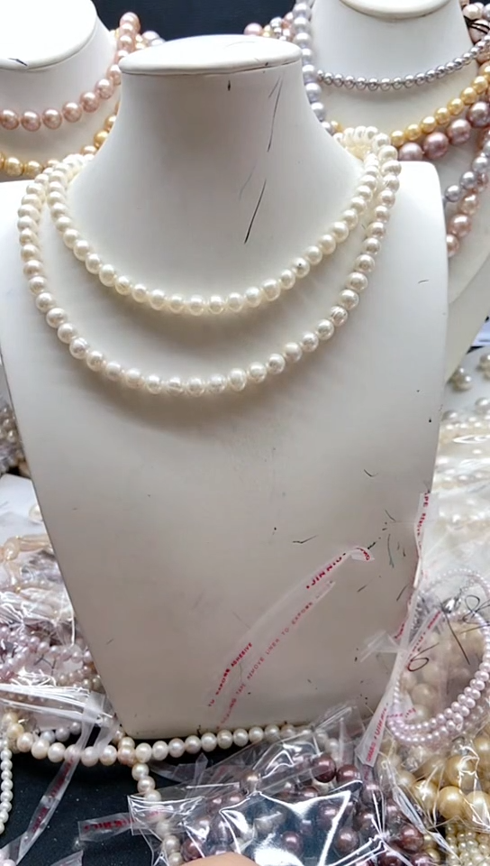 淡水珍珠未镶嵌颈饰1