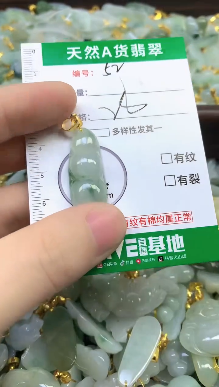 颈饰未镶嵌翡翠天然缅甸A货翡翠