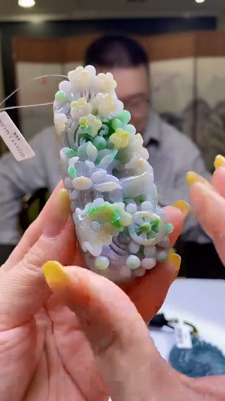 未镶嵌定制翡翠38/1208/W/花