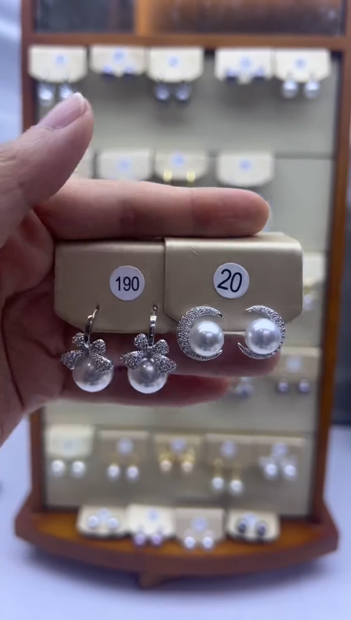 未镶嵌耳饰淡水珍珠190+20