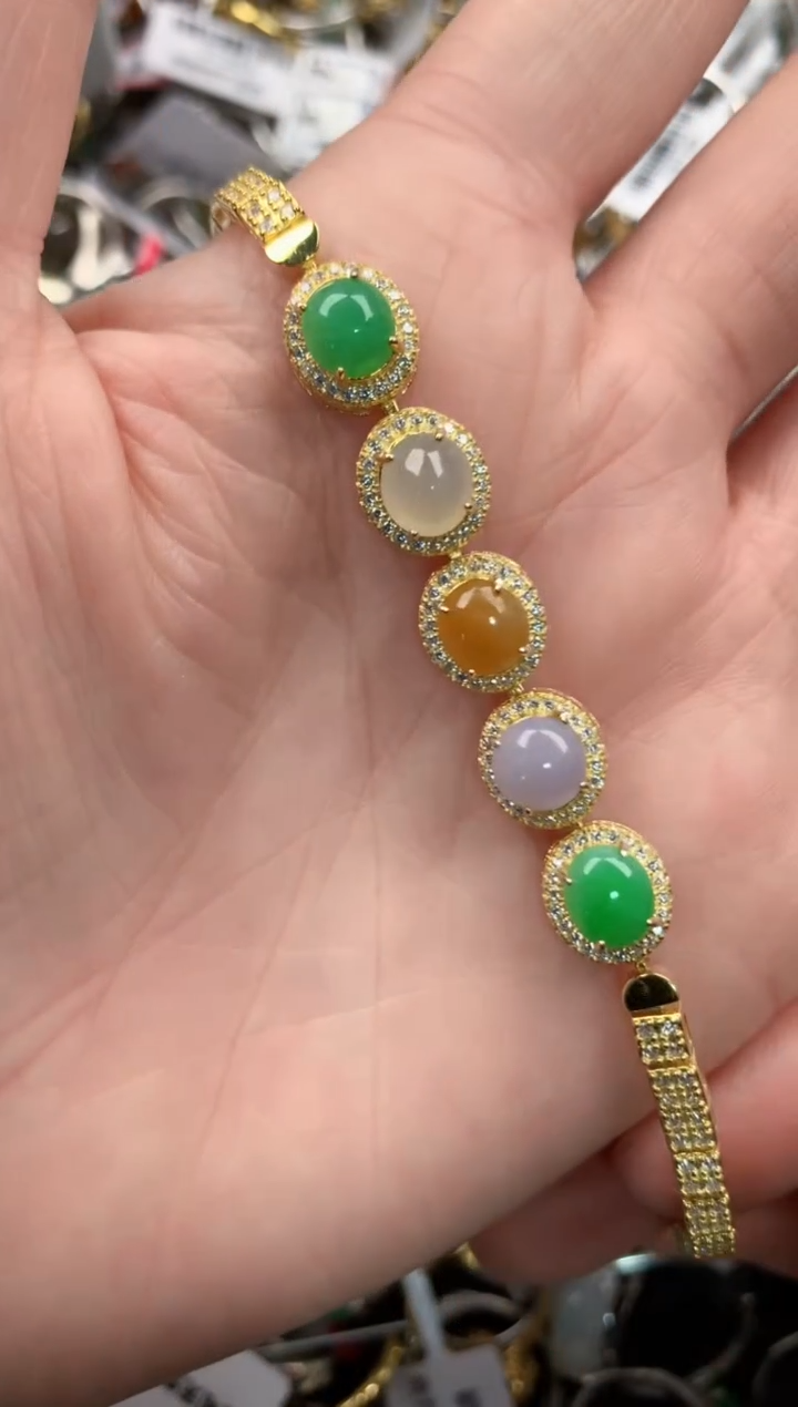 银S925镶嵌戒指翡翠333    4