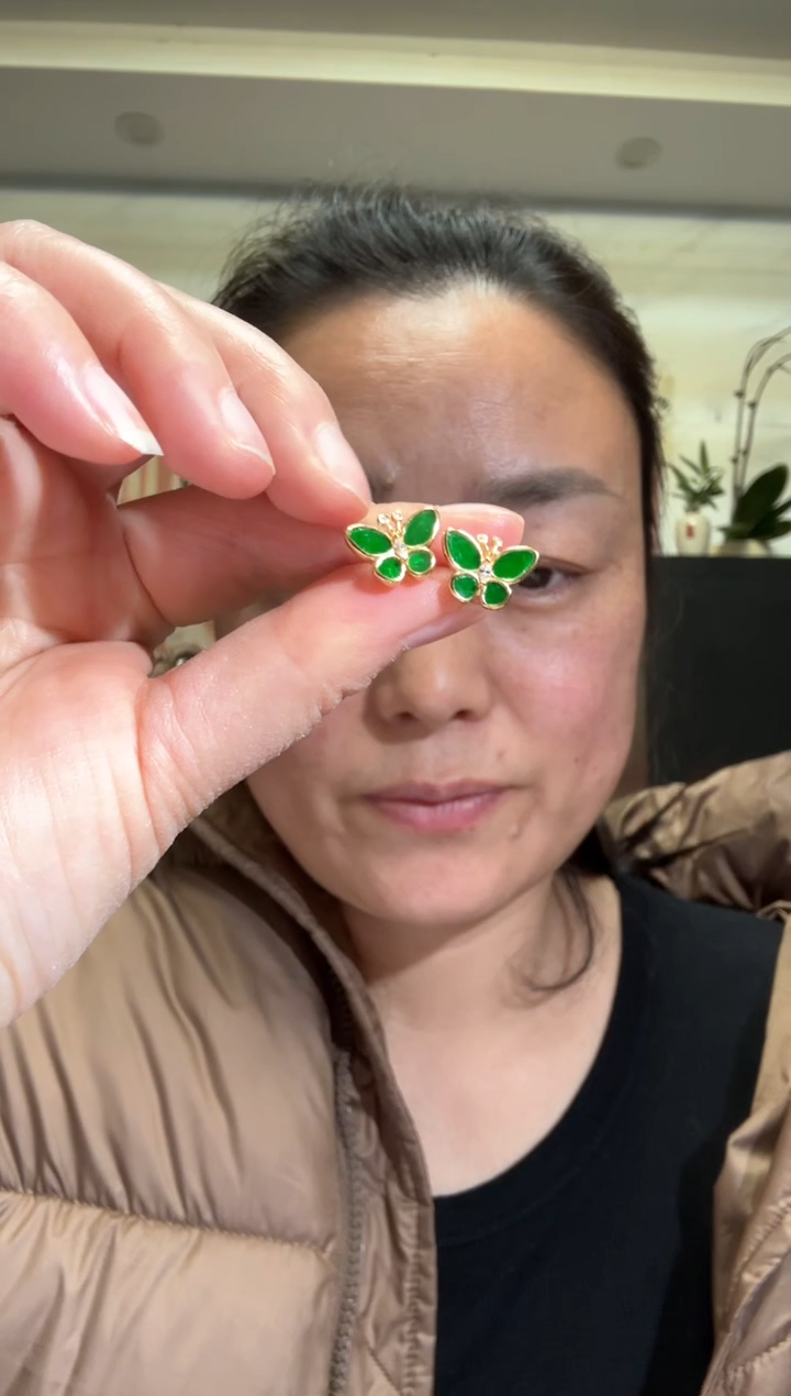 颈饰银S925镶嵌翡翠00000751