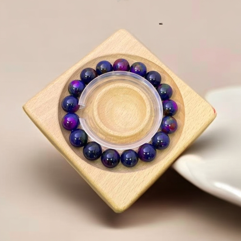【佳玺珠宝】177 精美手串 星际蓝花苏12mm