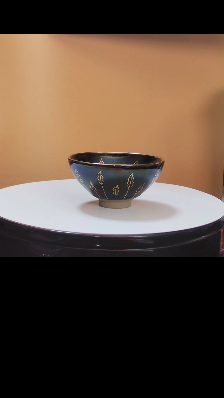 【闪购商品】主人杯七彩窑变树叶主人杯礼盒装