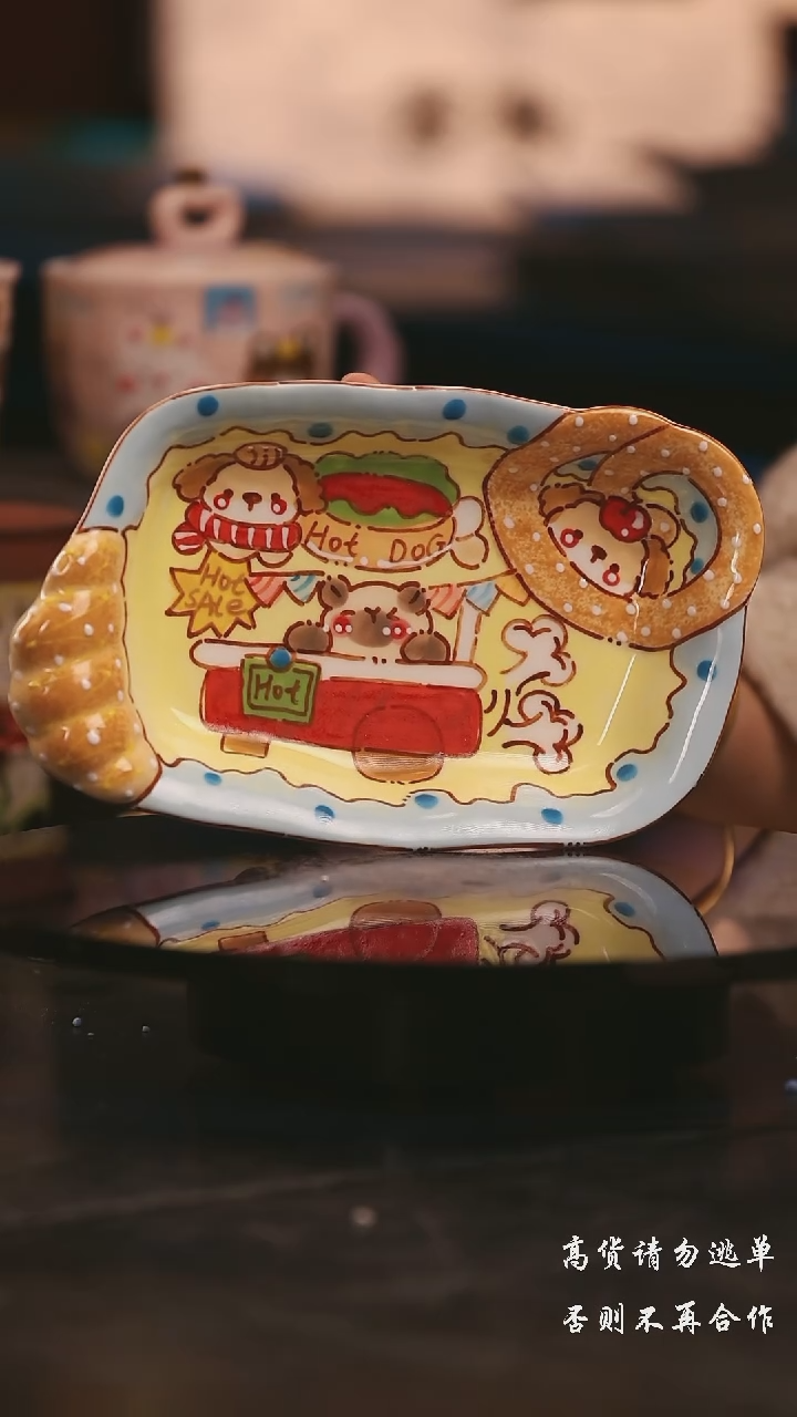 陶瓷景德镇可爱设计师款陶瓷 