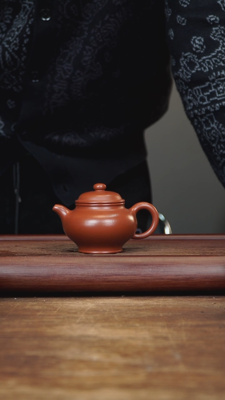 【闪购商品】紫砂茶壶120ml 掇只 朱泥