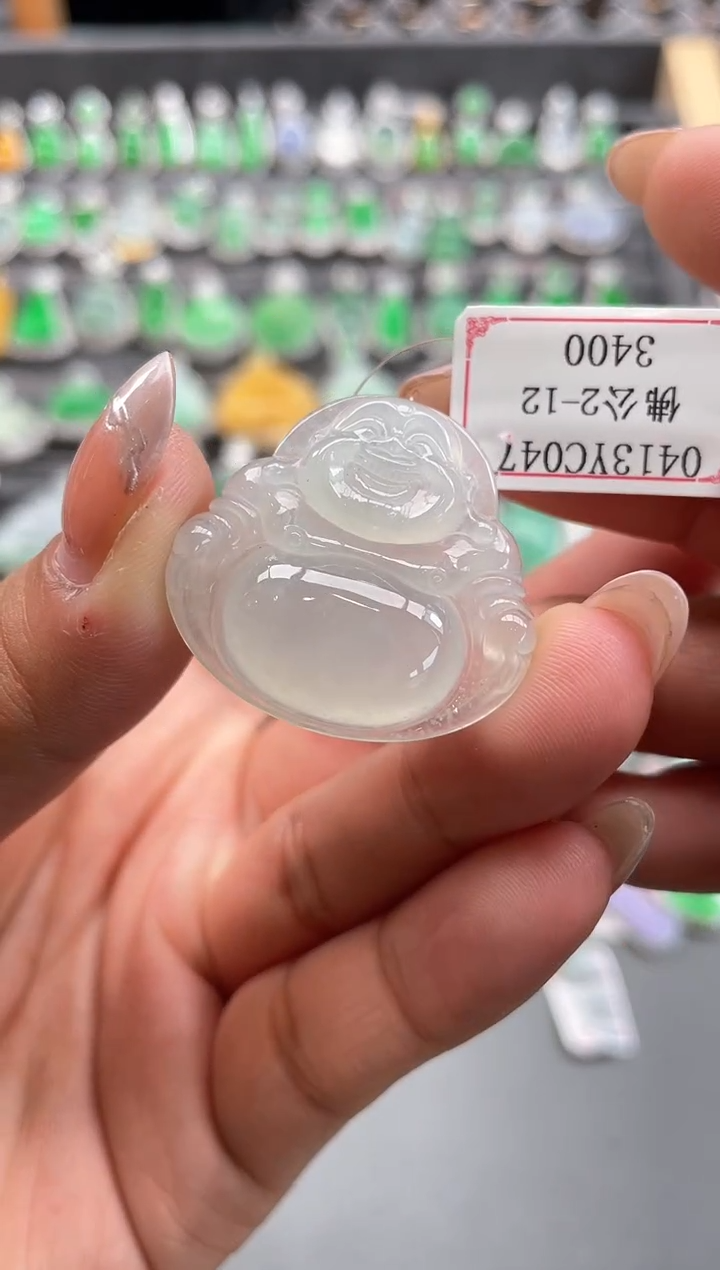 翡翠挂件未镶嵌0413YC047