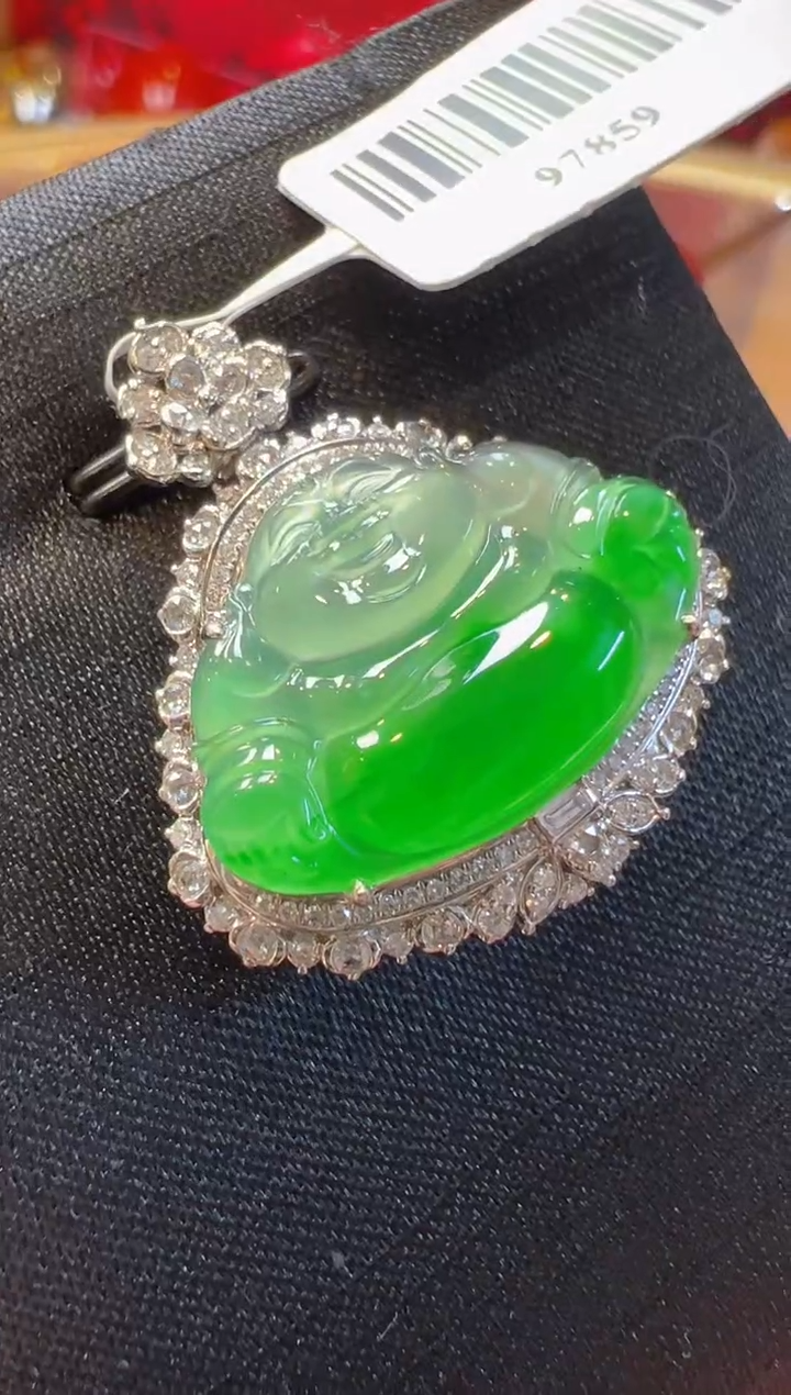 【闪购商品】翡翠吊坠(不含链)18K金镶嵌多样性团购发一件