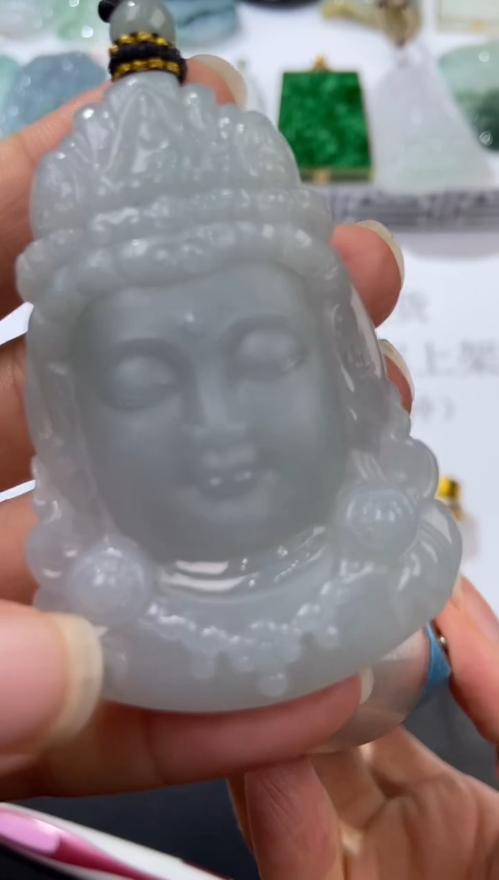 未镶嵌挂件翡翠379525   多人