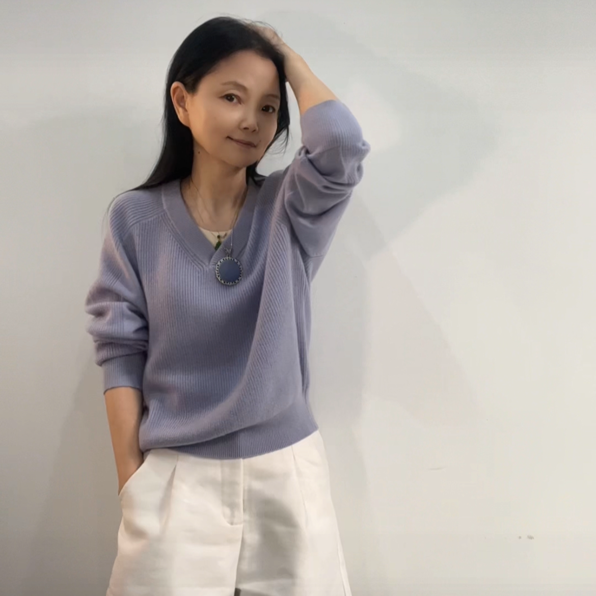 套头网红欧美风纯色短款秋冬衫上衣毛针织衫2025年秋季女