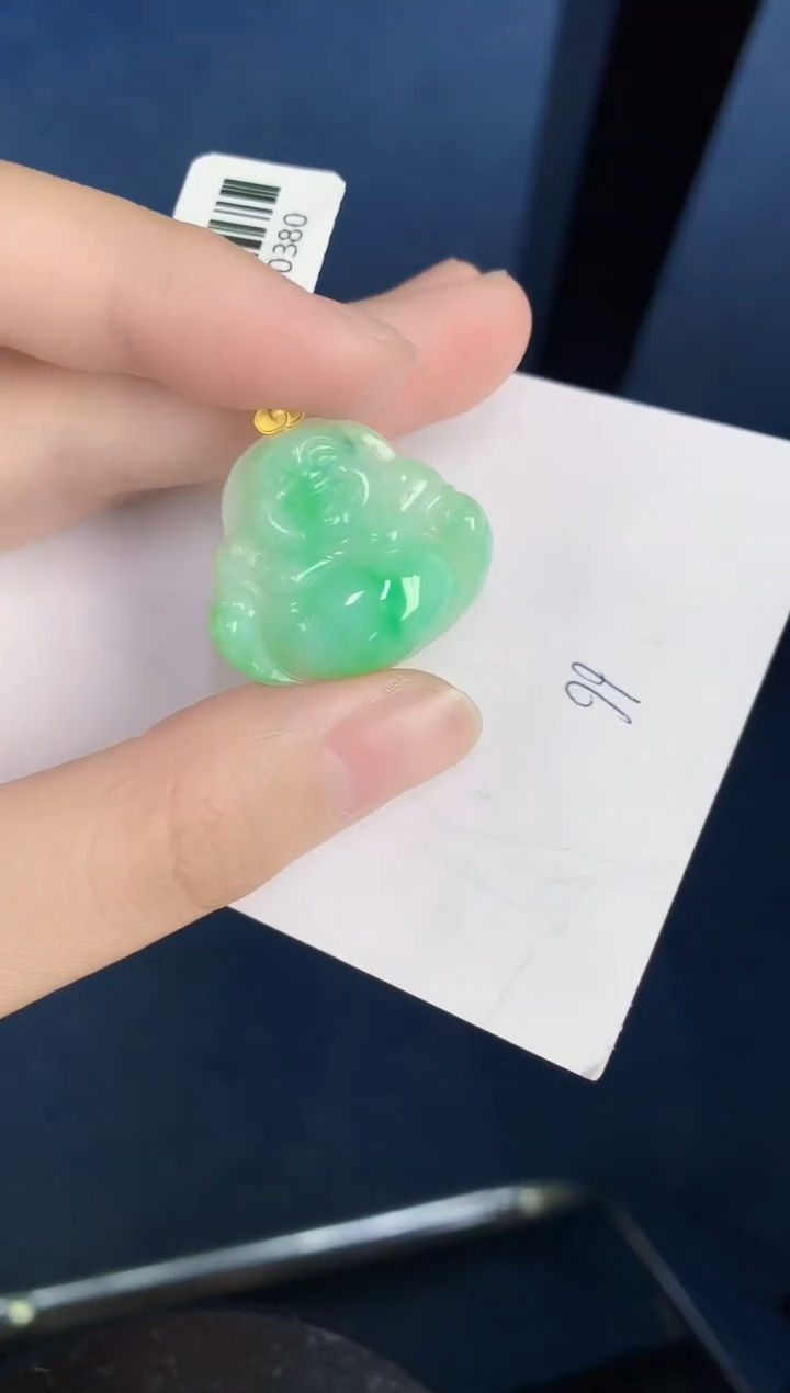 【闪购商品】翡翠颈饰18K金镶嵌000000000