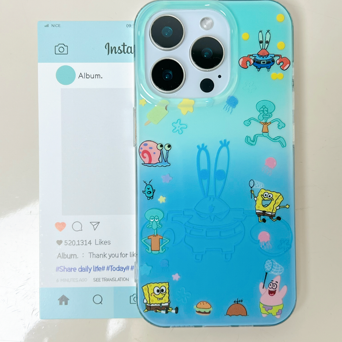 IMD手机壳海底蟹老板天空适用苹果16iPhone15华为小米oppovivo