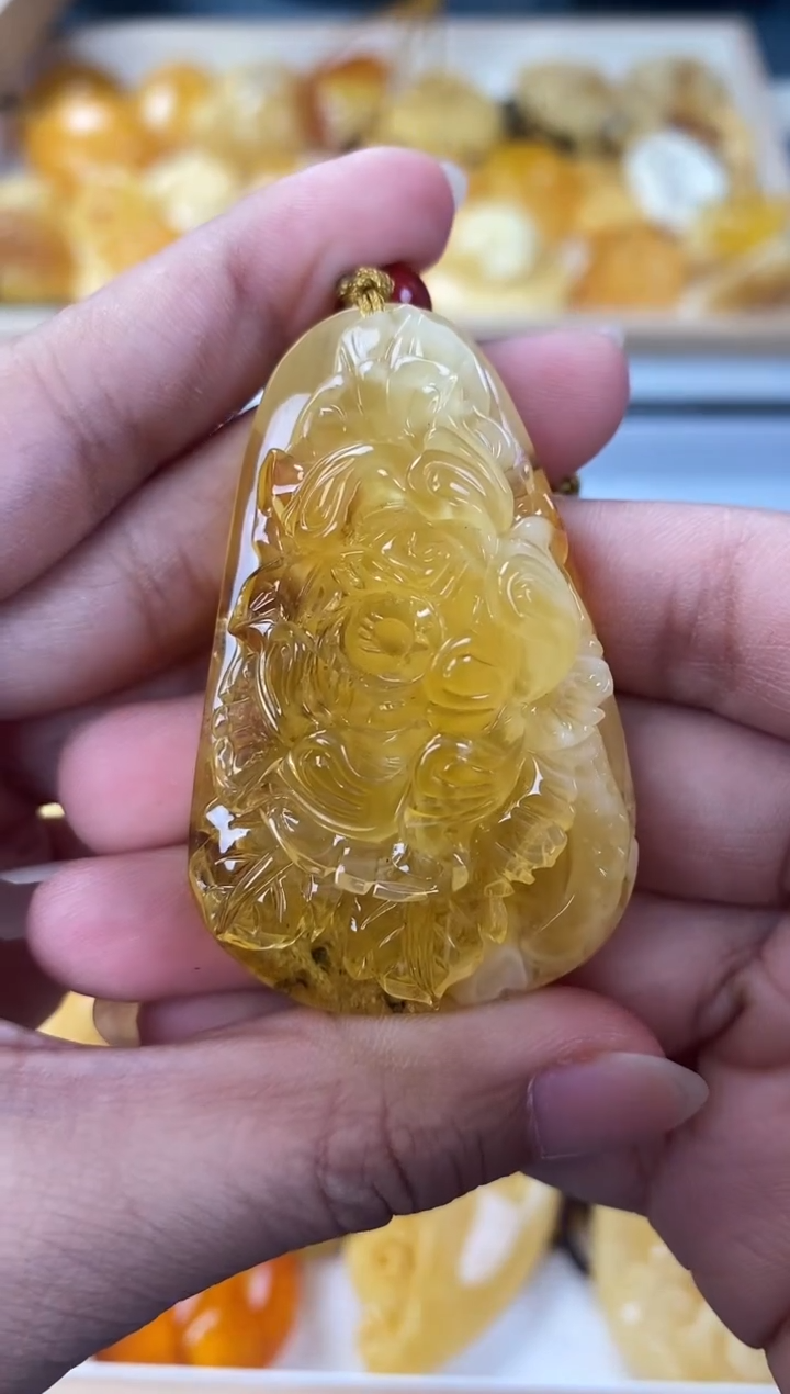 未镶嵌琥珀裸石天然琥珀蜜蜡