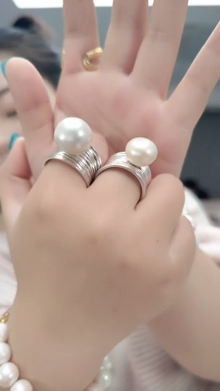 颈饰未镶嵌淡水珍珠0108戒指