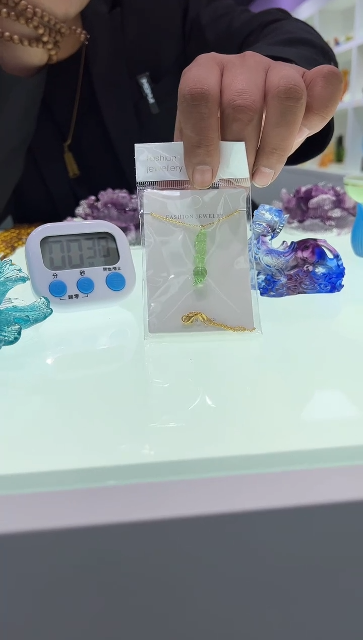 【闪购商品】泥塑古法琉璃小毛笔挂件