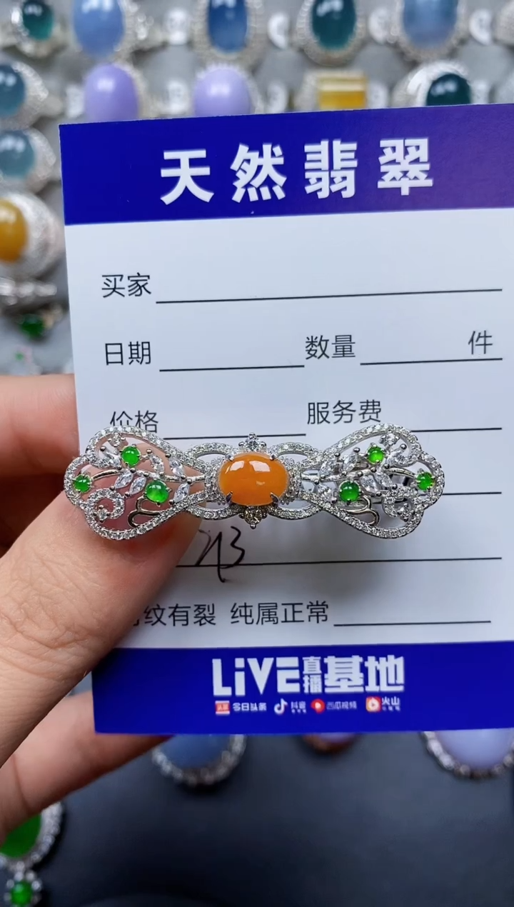 【闪购商品】翡翠颈饰银S925镶嵌0213
