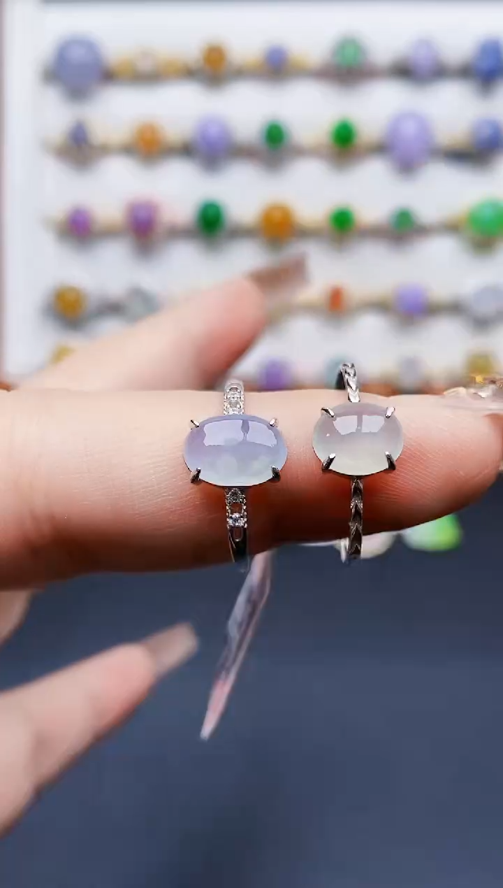 银S925镶嵌戒指翡翠0003