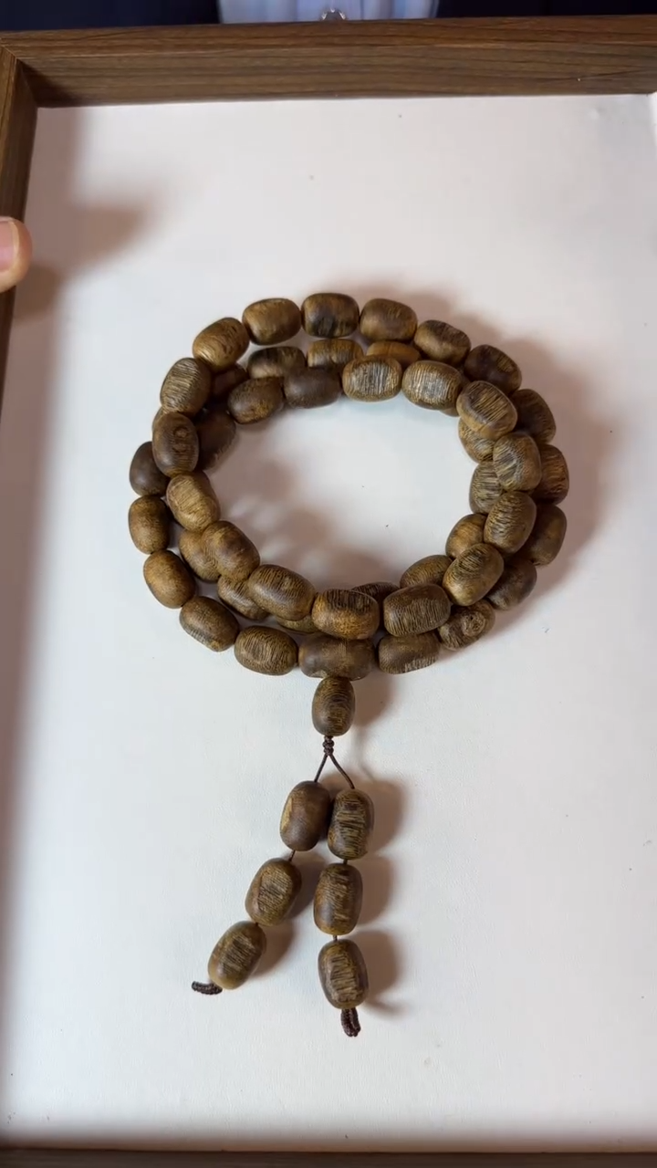 【闪购商品】沉香手串454035白棋枣珠多圈多样发其一