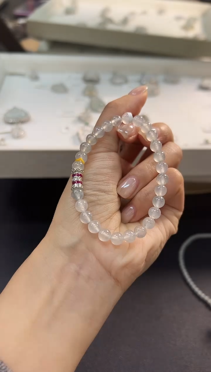 18K金镶嵌手串翡翠KXDA1128-015