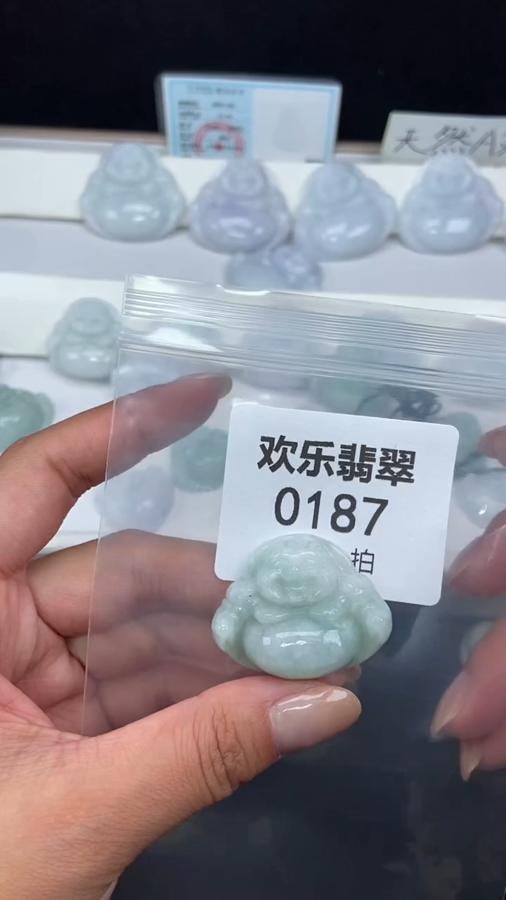 颈饰未镶嵌翡翠缅甸天然翡翠0187