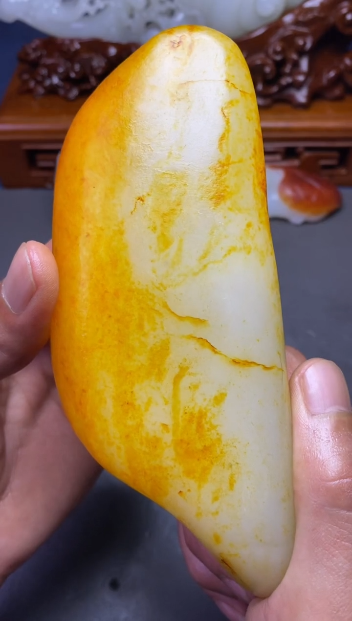 和田玉未镶嵌摆件帝****，和田玉