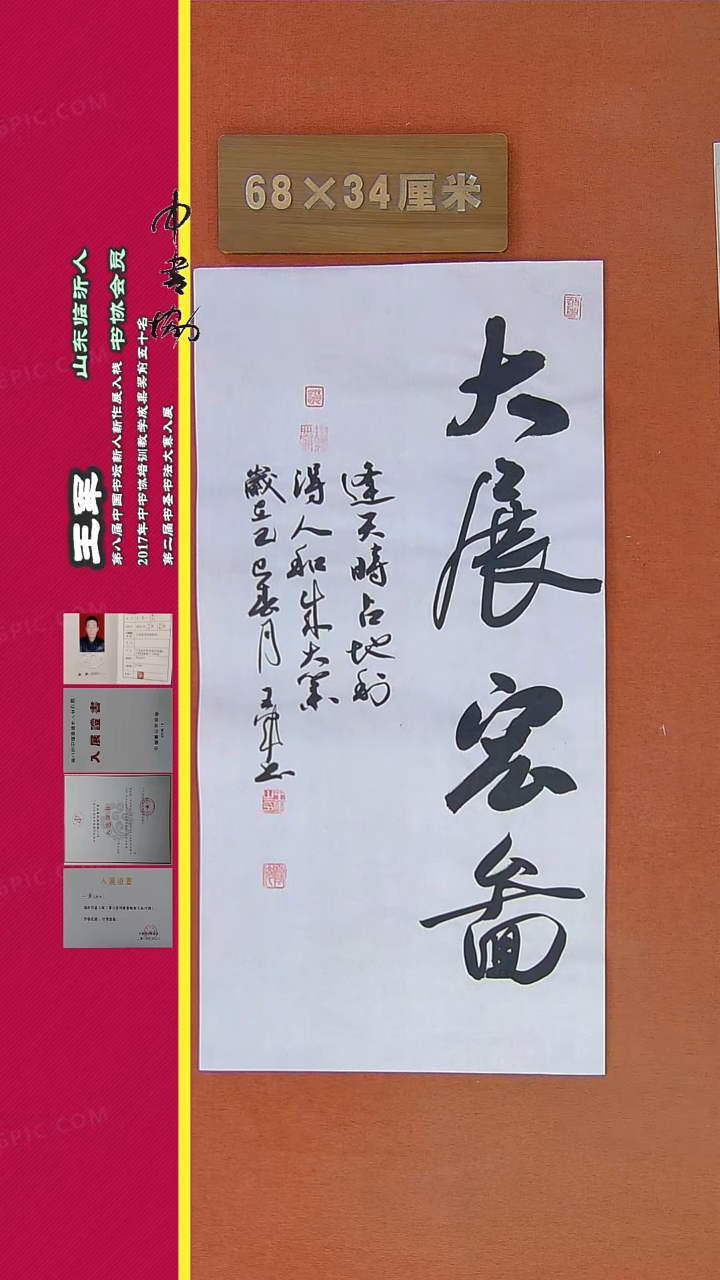 【闪购商品】书法284王军书法作品