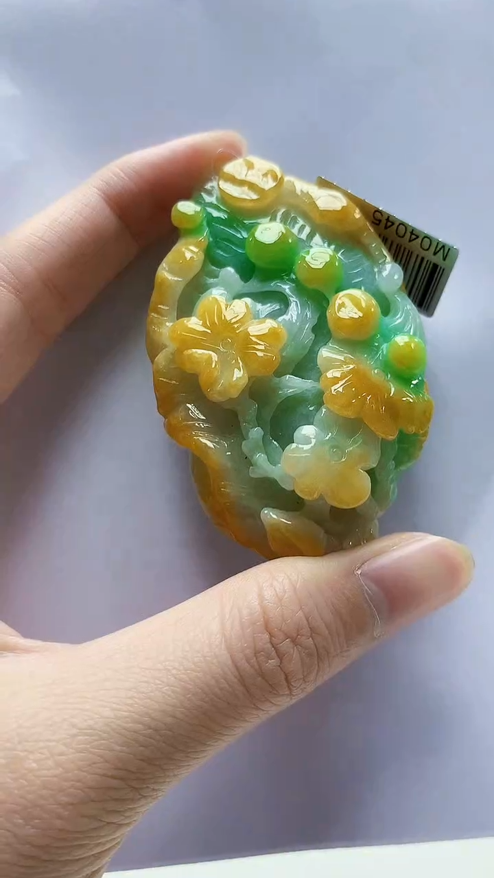 未镶嵌定制翡翠5145zm-毛货挂件81