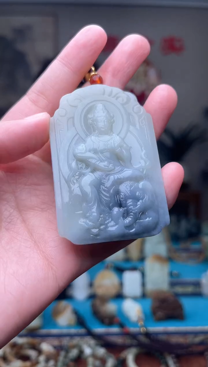 和田玉未镶嵌挂件1