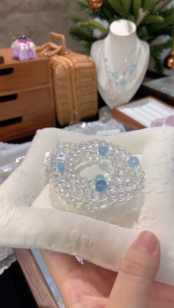 未镶嵌手串水晶孤品捡漏均匀瑕疵介意勿拍