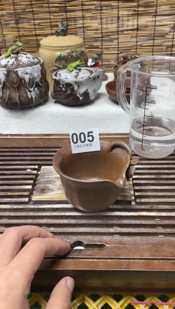 【闪购商品】杯005精美粗陶手工柴烧