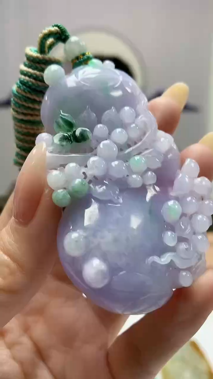 【闪购商品】定制翡翠未镶嵌5152DD-毛货挂件121