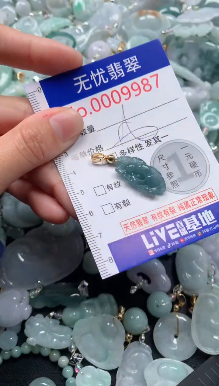 颈饰未镶嵌翡翠9987