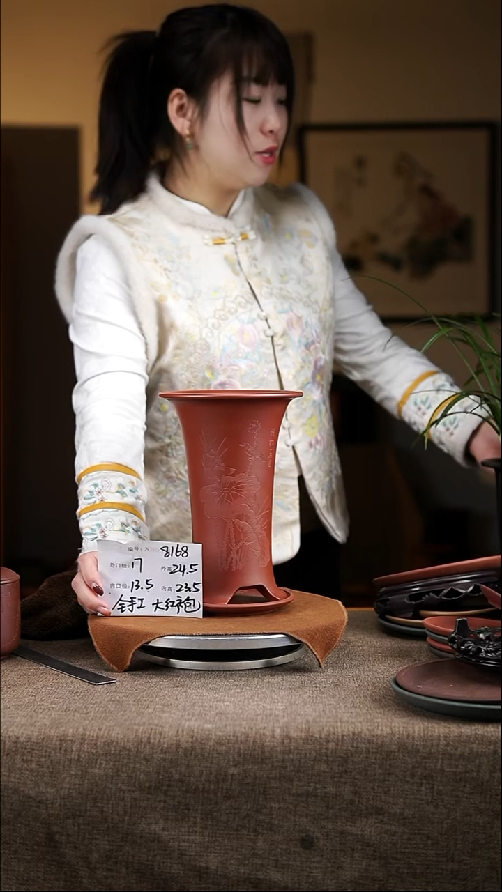 【闪购商品】紫砂花盆紫砂花盆8168+z