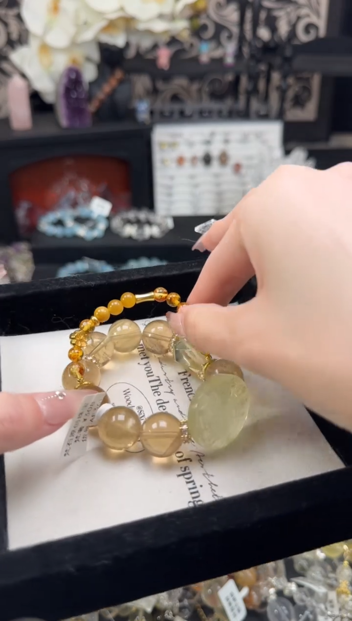 【闪购商品】水晶手链未镶嵌天然水晶 多样性发货