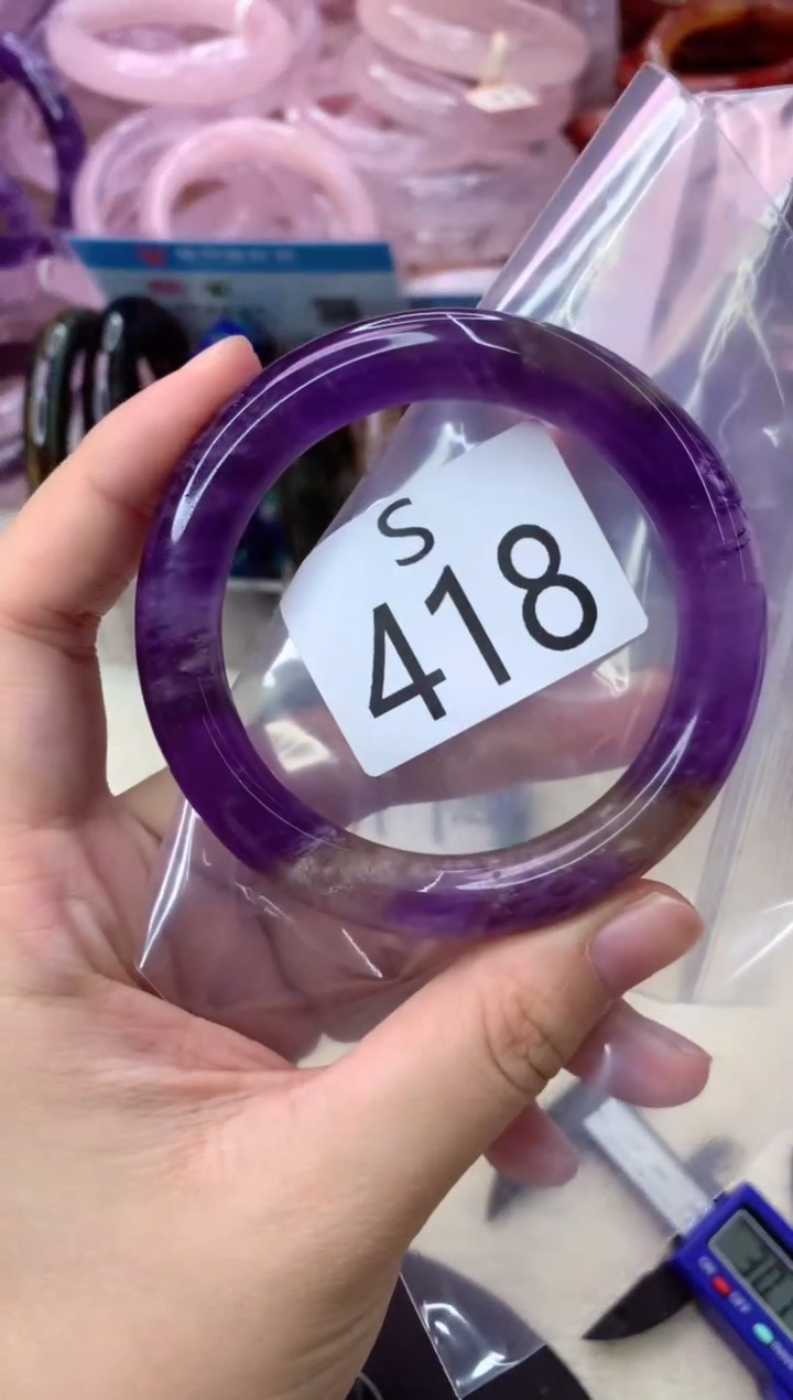 未镶嵌手镯水晶S418-54