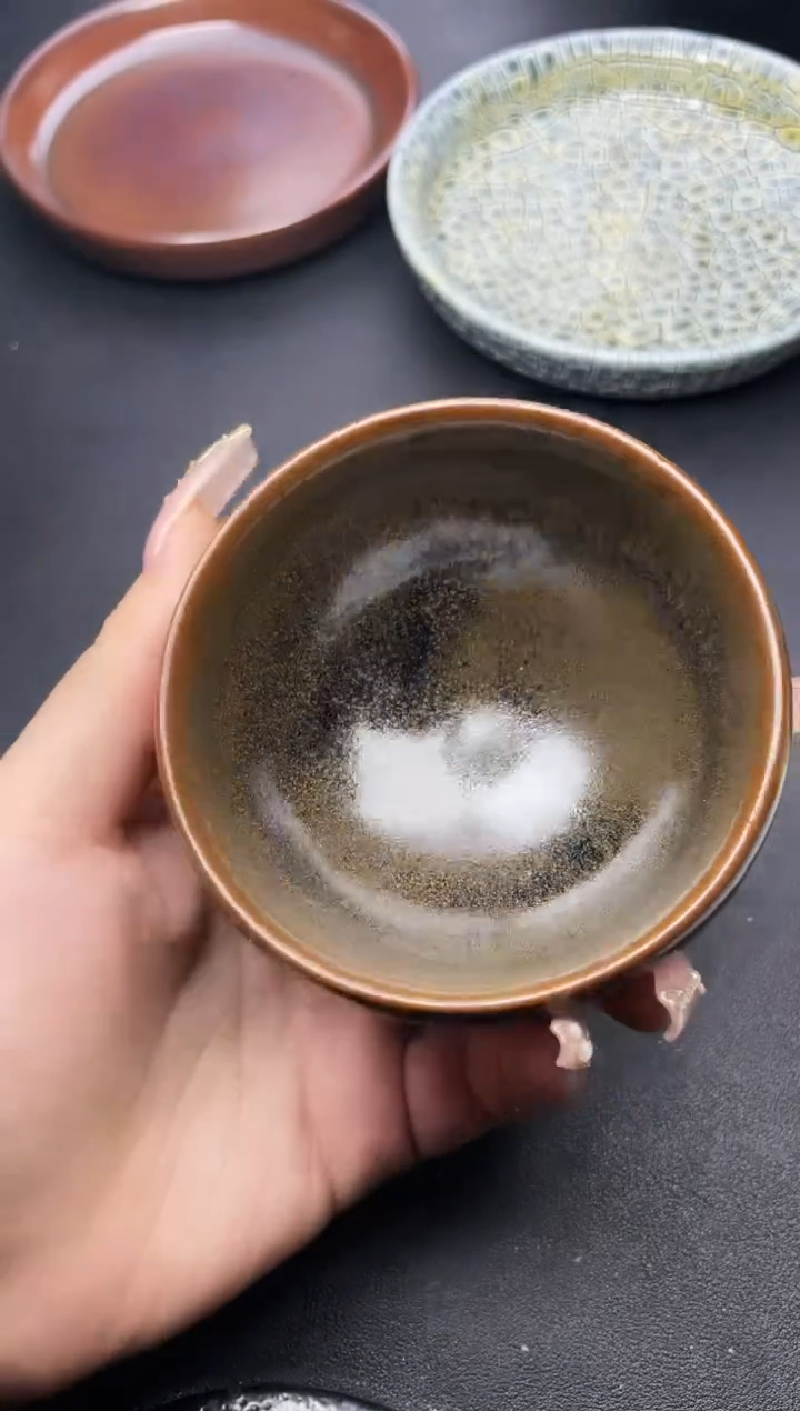 【闪购商品】茶盏119叶紫建盏叶紫