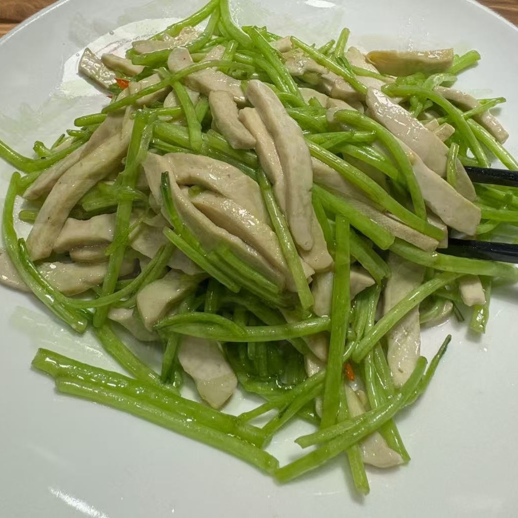 芦蒿炒白杆（净菜）