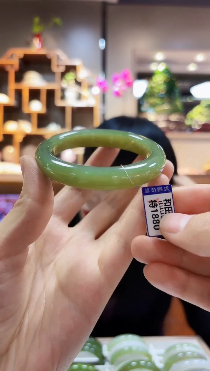【闪购商品】和田玉56.3未镶嵌手镯