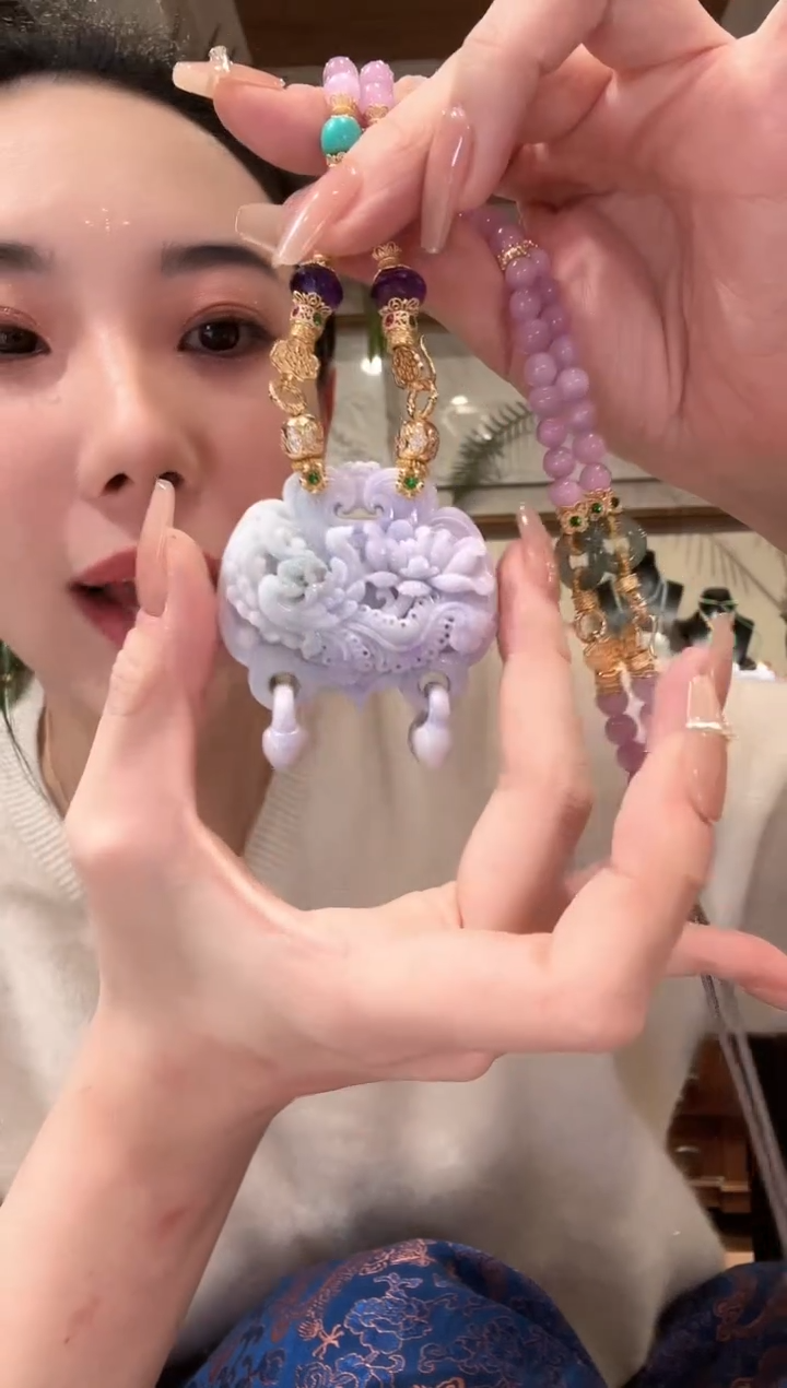 【闪购商品】翡翠颈饰未镶嵌国风