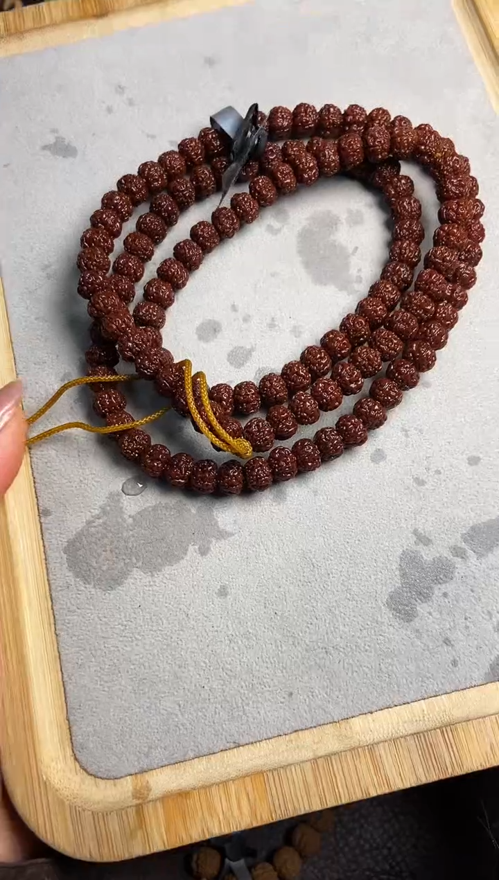 手串金刚菩提平细长串8.7