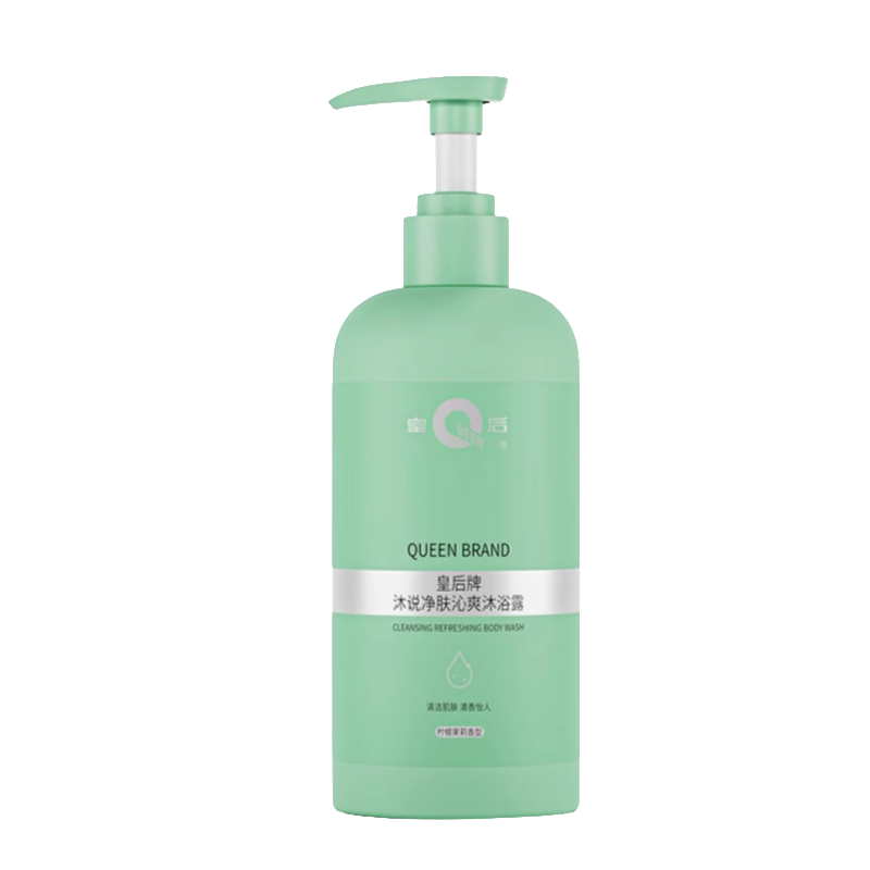 皇后牌沐说净肤沁爽沐浴露绿色 410ml