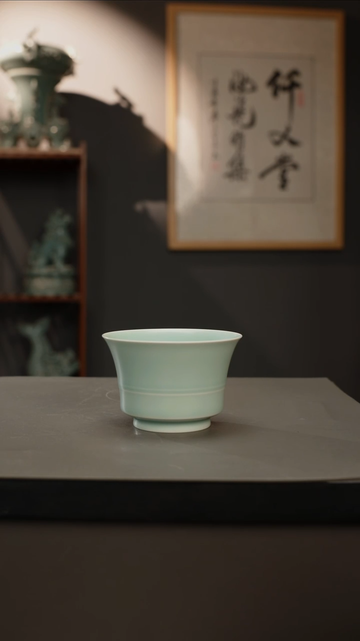 【闪购商品】杯仿古釉原矿马蹄杯