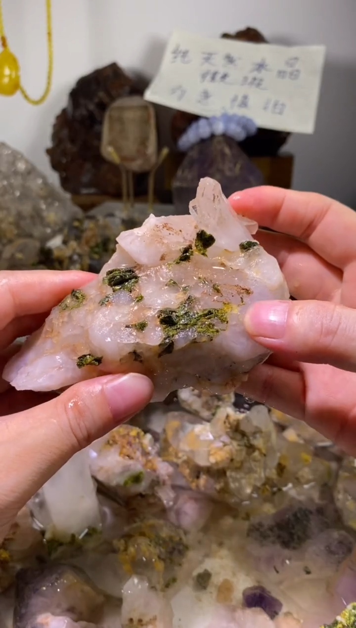 未镶嵌珠宝半成品水晶9号302g四川超七花园水晶