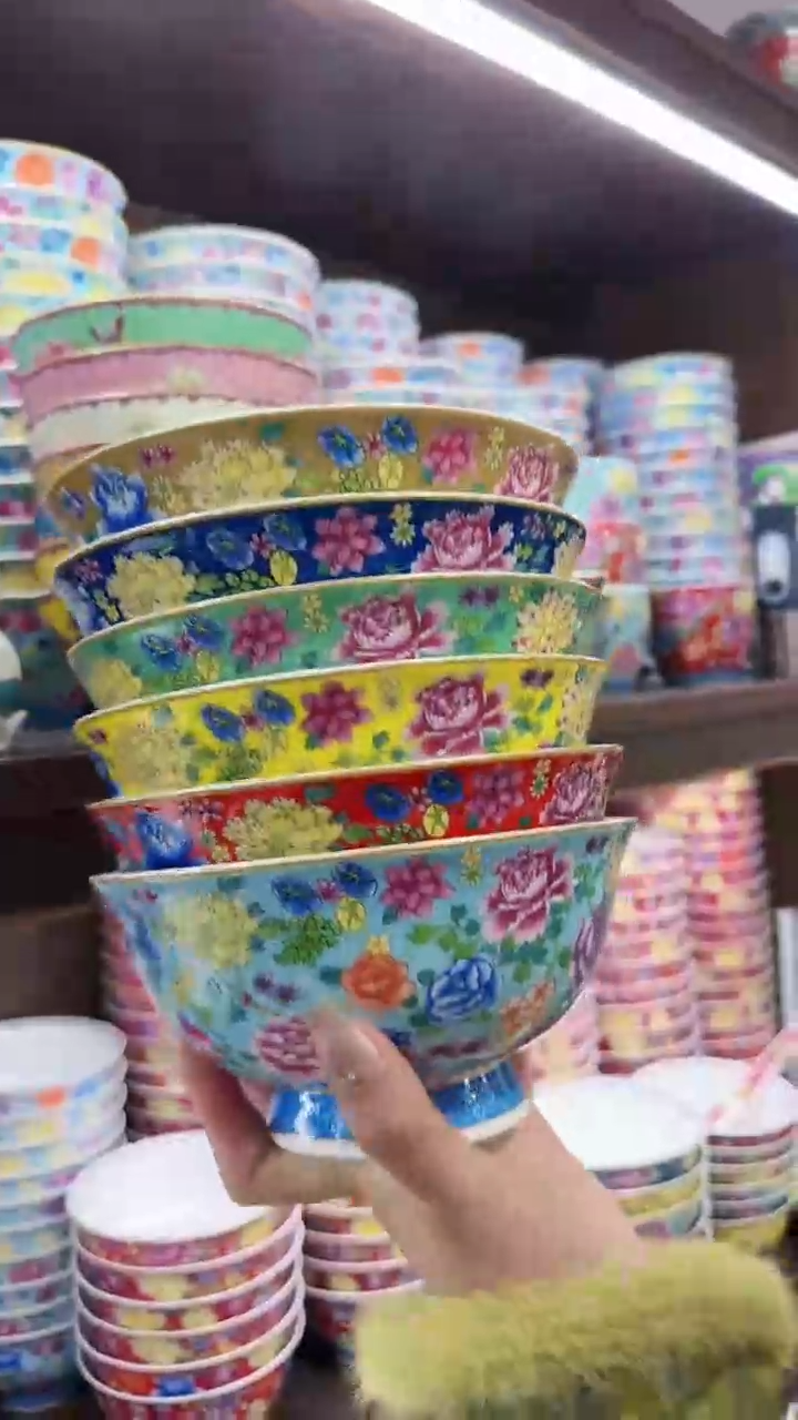 【闪购商品】瓷片6英寸面碗6个景德镇餐具 