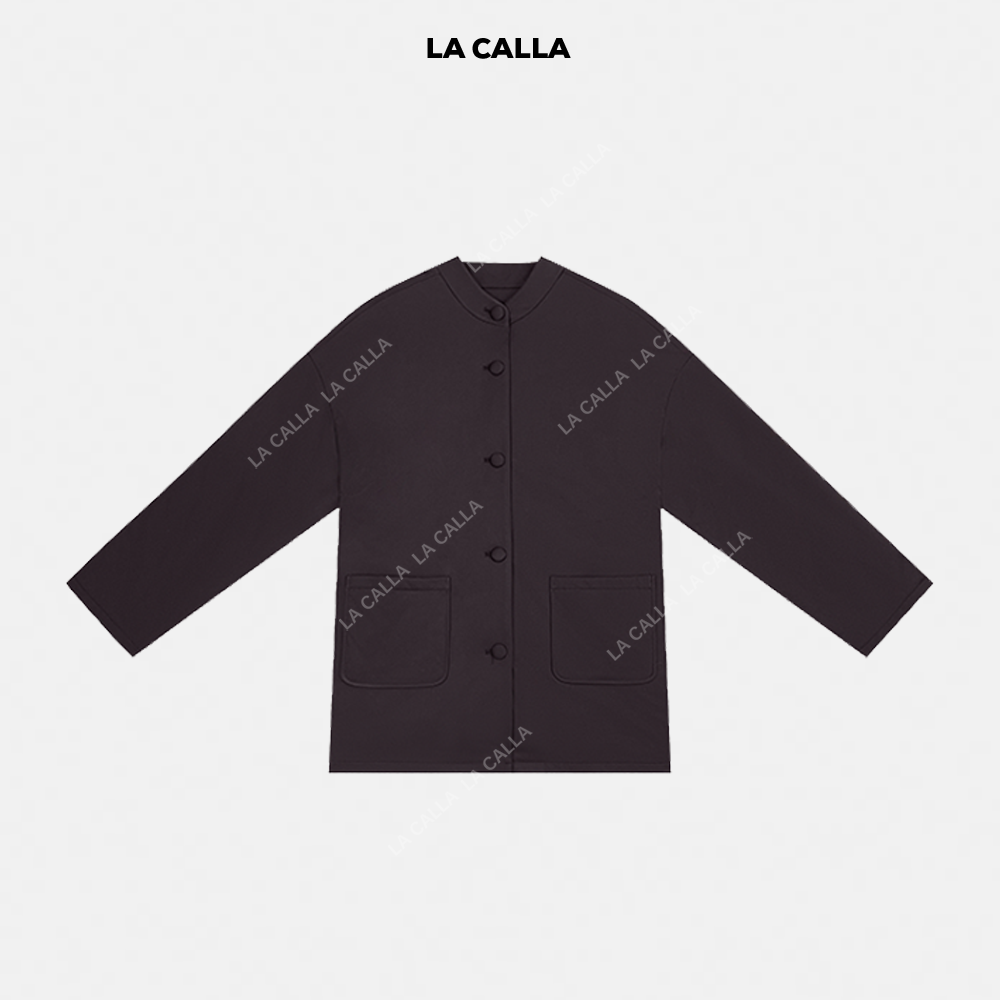 LA CALLA《特价不退不换》宋紫扣复古休闲中式外套YY1626
